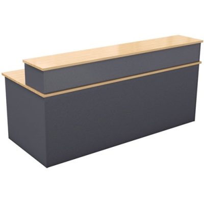 1800 Reception Desk & Hutch