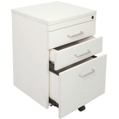 Rapid Span Mobile Pedestal White