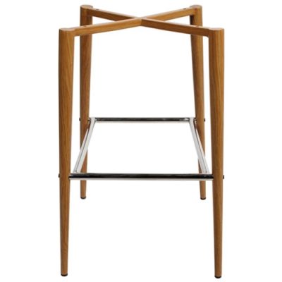 Oak Metal Stool Frame