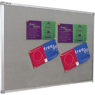 Wall mounted pinboards